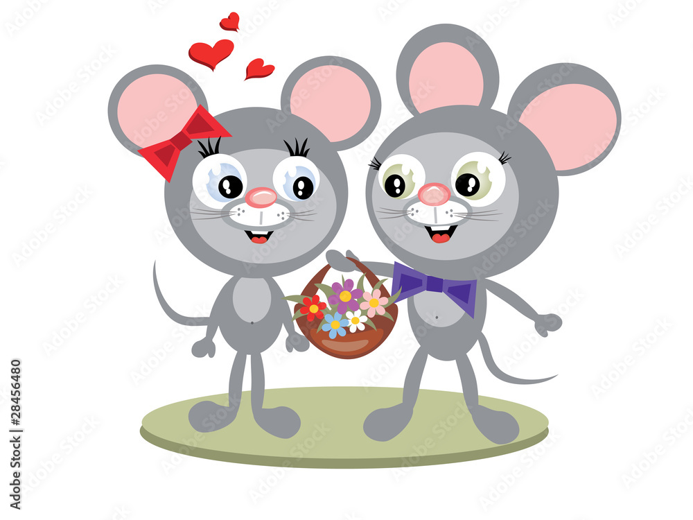 Mouses in love Mouses in love
