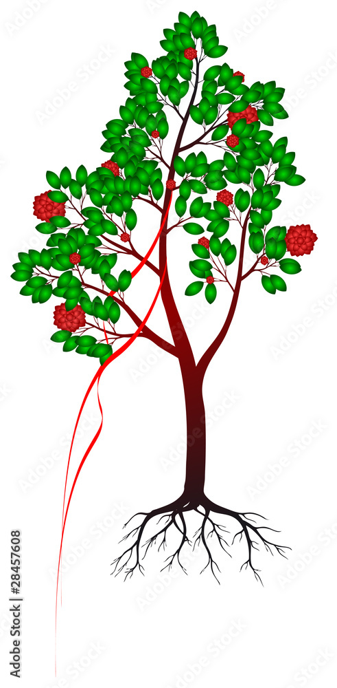 Fototapeta premium Цветущее дерево