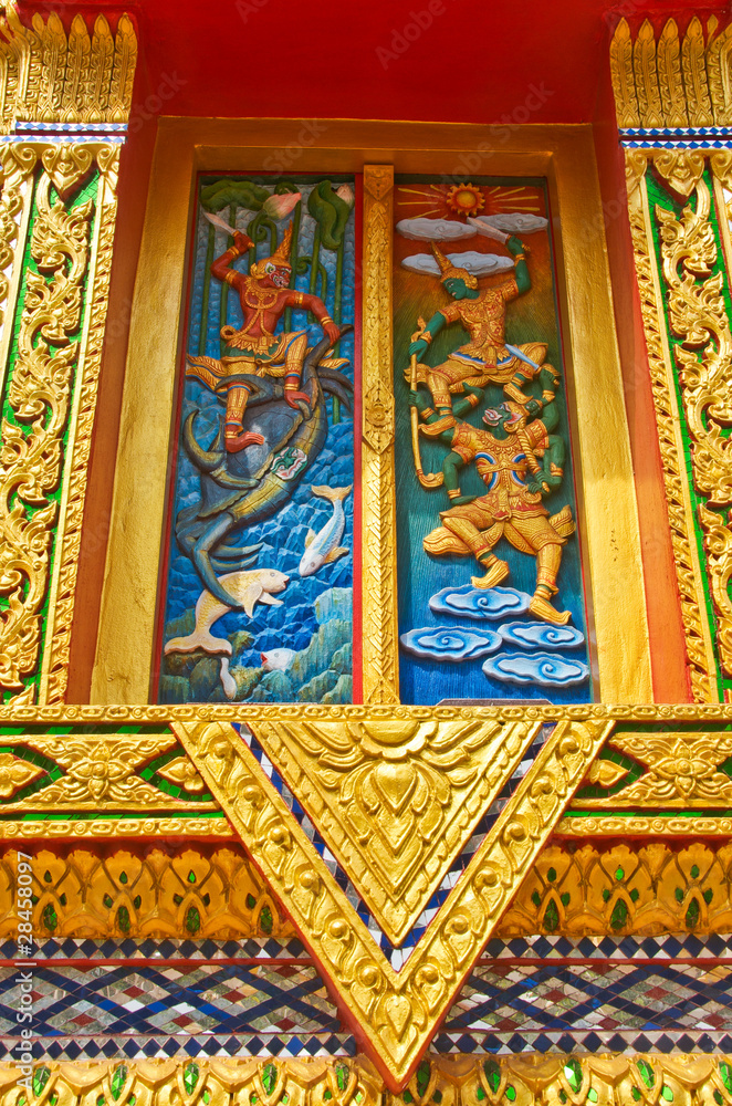 Decoration of Thai temple