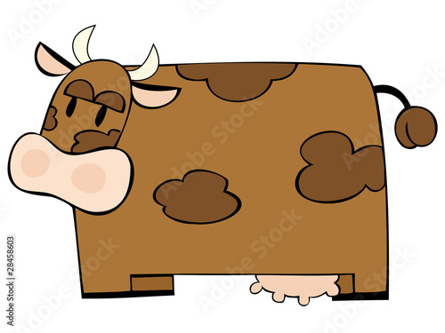 Funny Dairy Cow.