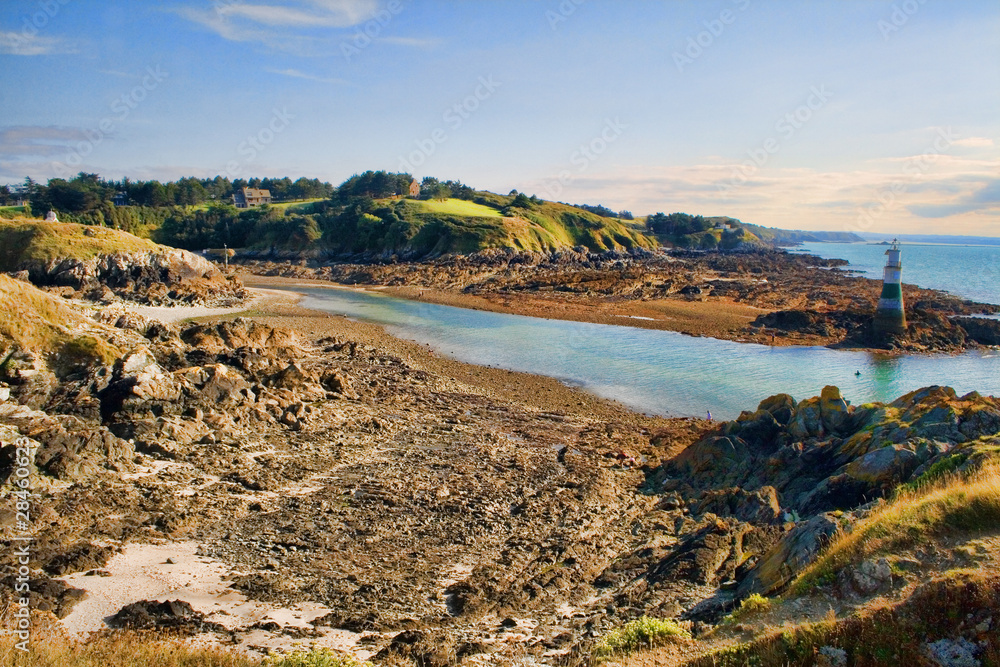 French-An HDR view of the low tide in Bretagne