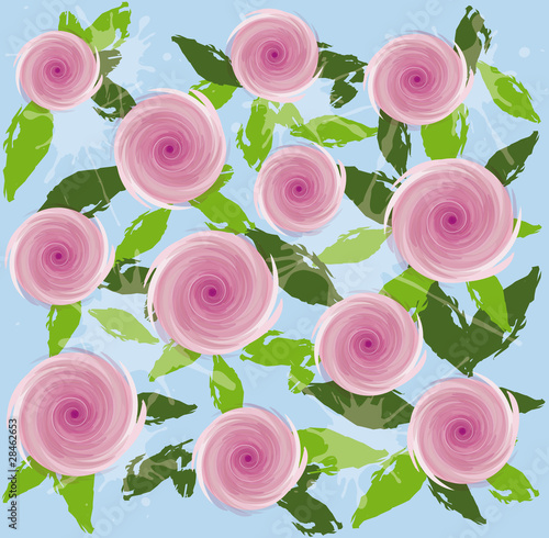 background with roses