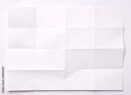 Fényképezés gefaltetes Blatt Papier