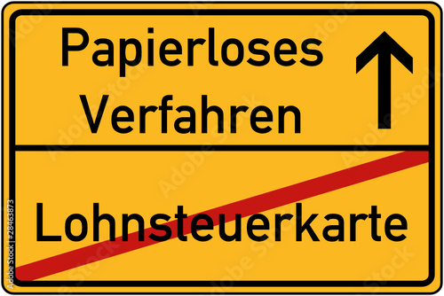 Abschaffung der Lohnsteuerkarte