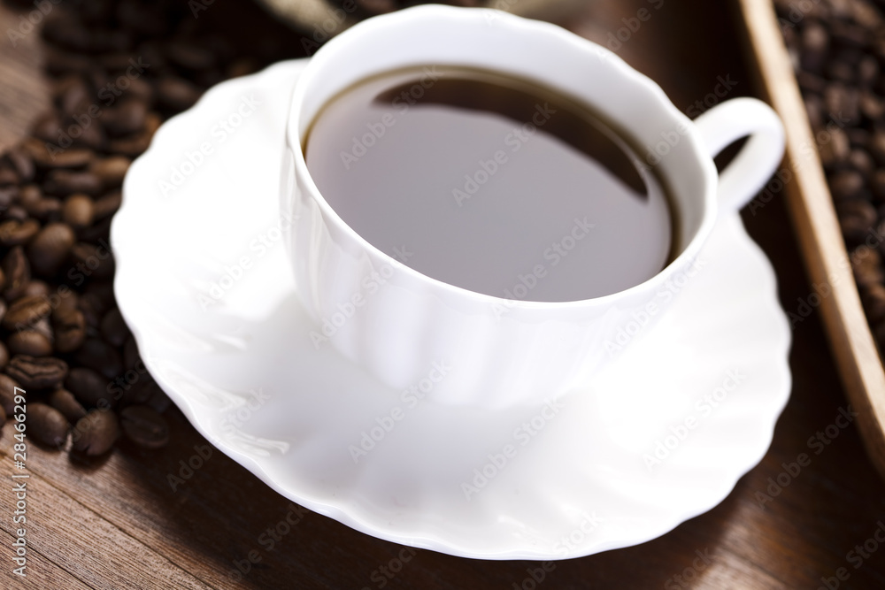 Obraz premium Cup with beans coffee