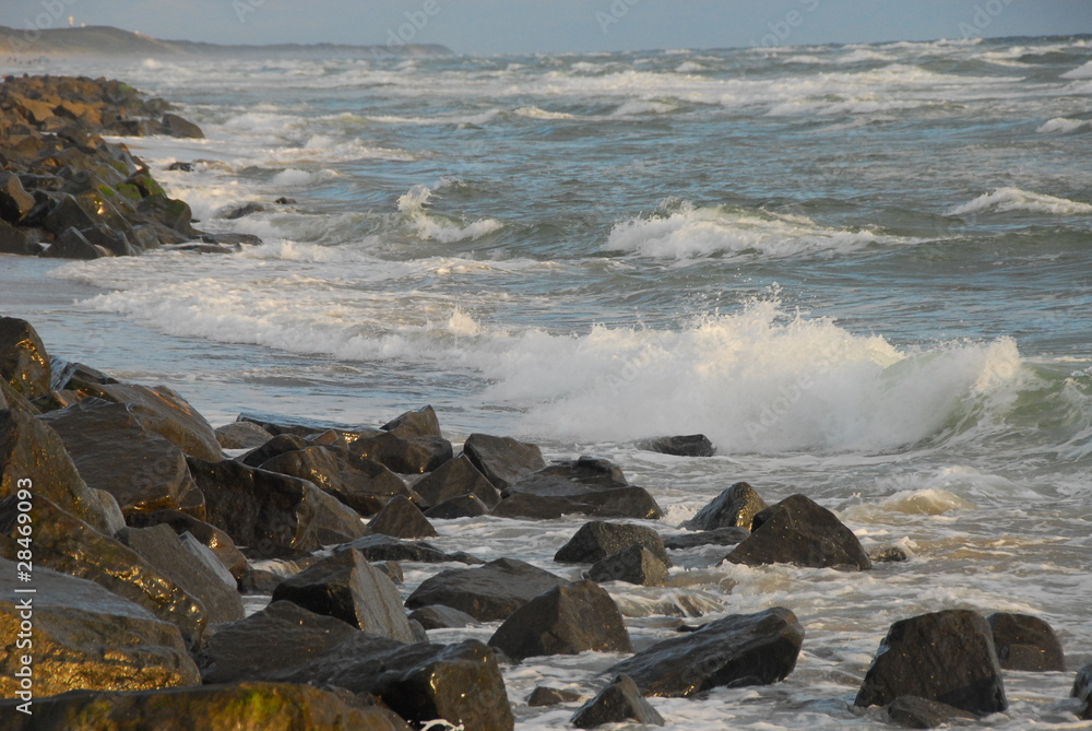 Obraz premium Wellen am Strand