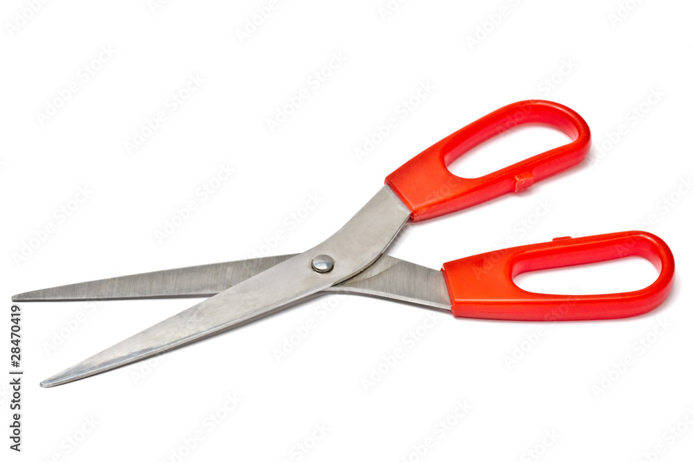 Red handled scissors Red handled scissors