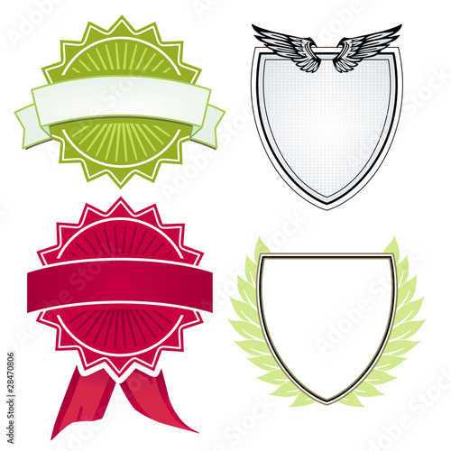 Schilder und Wappen