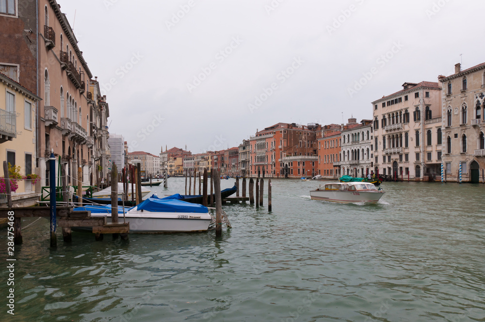 View at the Grand Canal in Venice, Italy