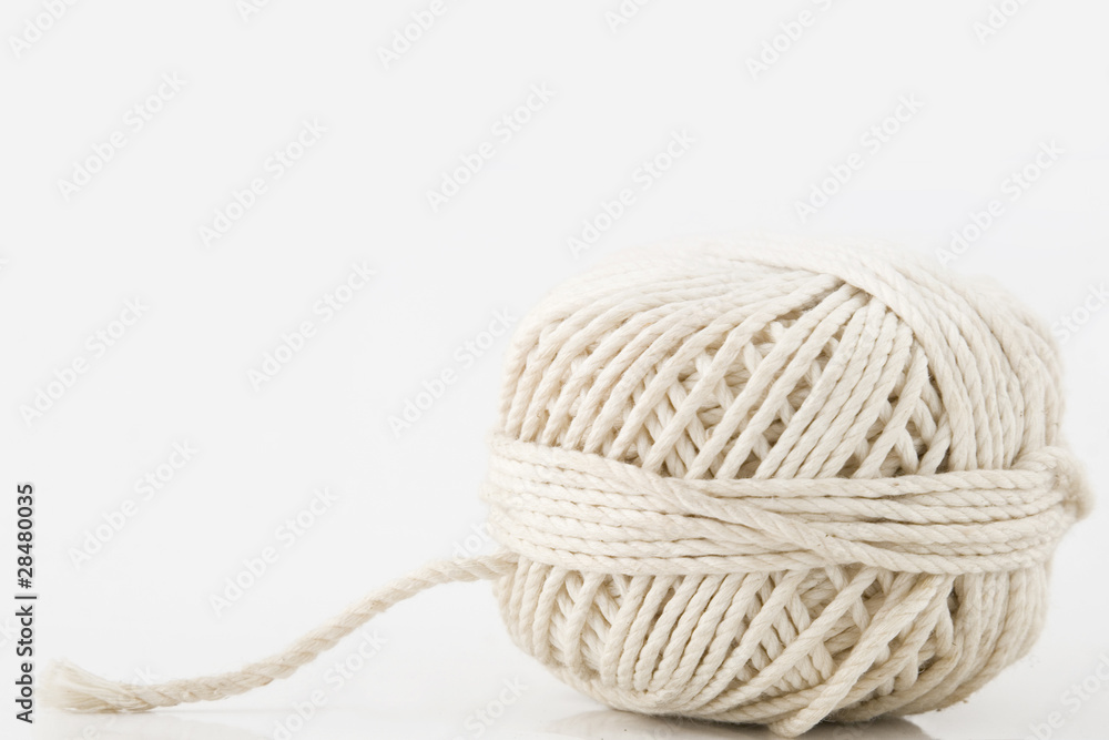white ball of twine white ball of twine