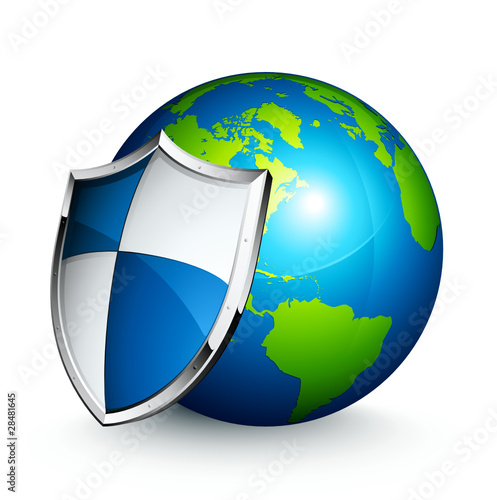 planète terre protection bouclier