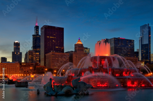 Fototapeta Buckingham Fountain, Chicago
