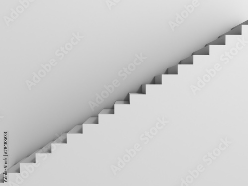 stairway as background 3d illustration