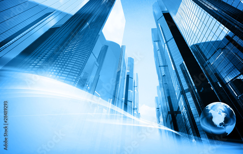 skyscrapers background