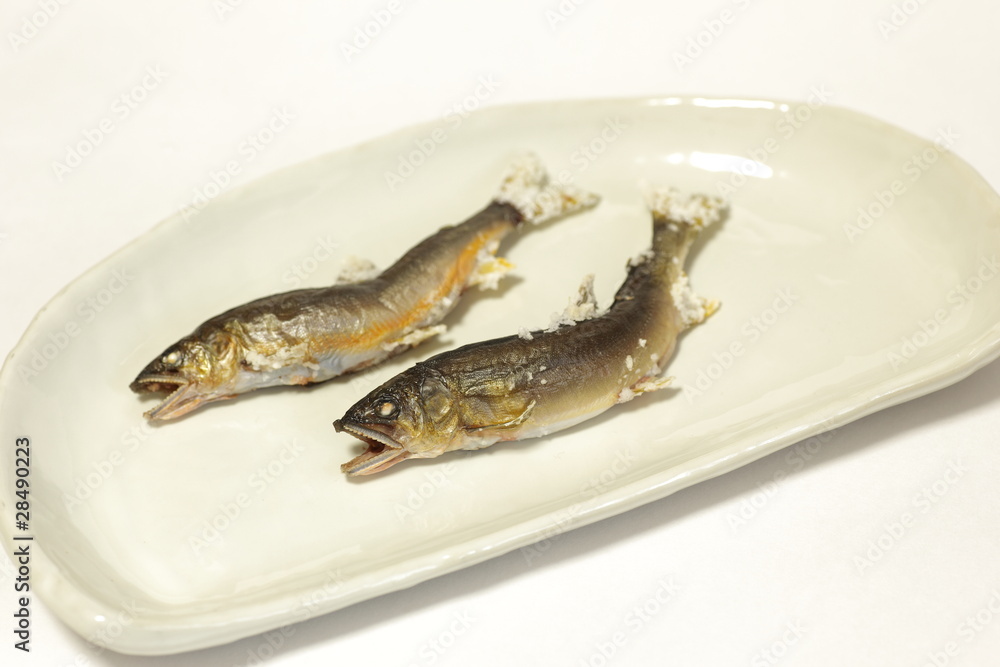 鮎の塩焼き