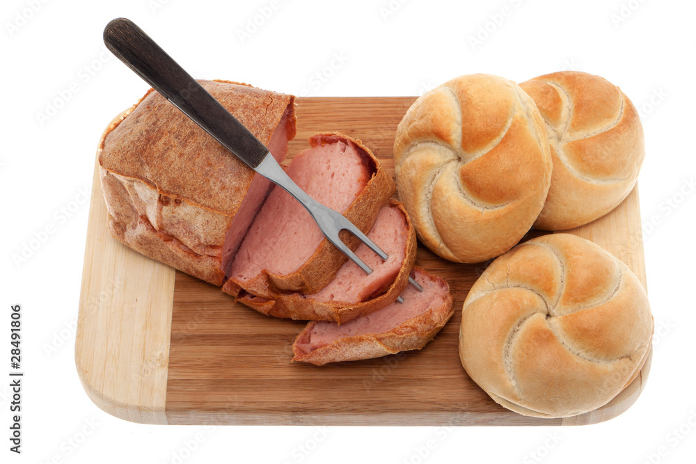 Fleischkäse StockFoto Adobe Stock
