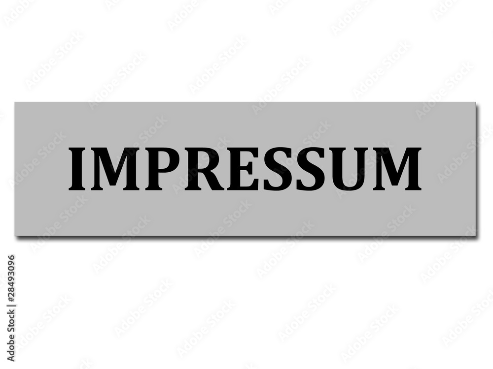 Impressum Impressum