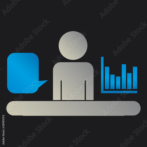 pictogramme bureau