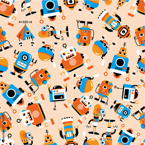 seamless robot pattern