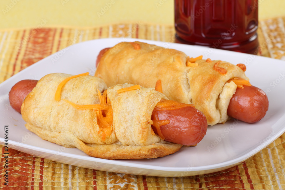 Hot Dog Roll-ups Hot Dog Roll-ups