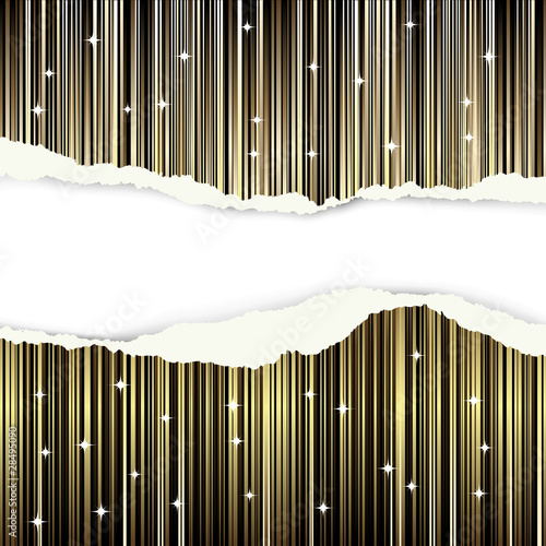 Torn wrapping paper - vector illustration