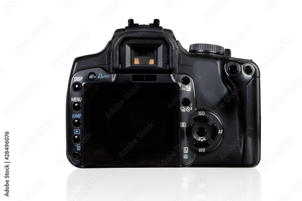 DSLR Camera - back view