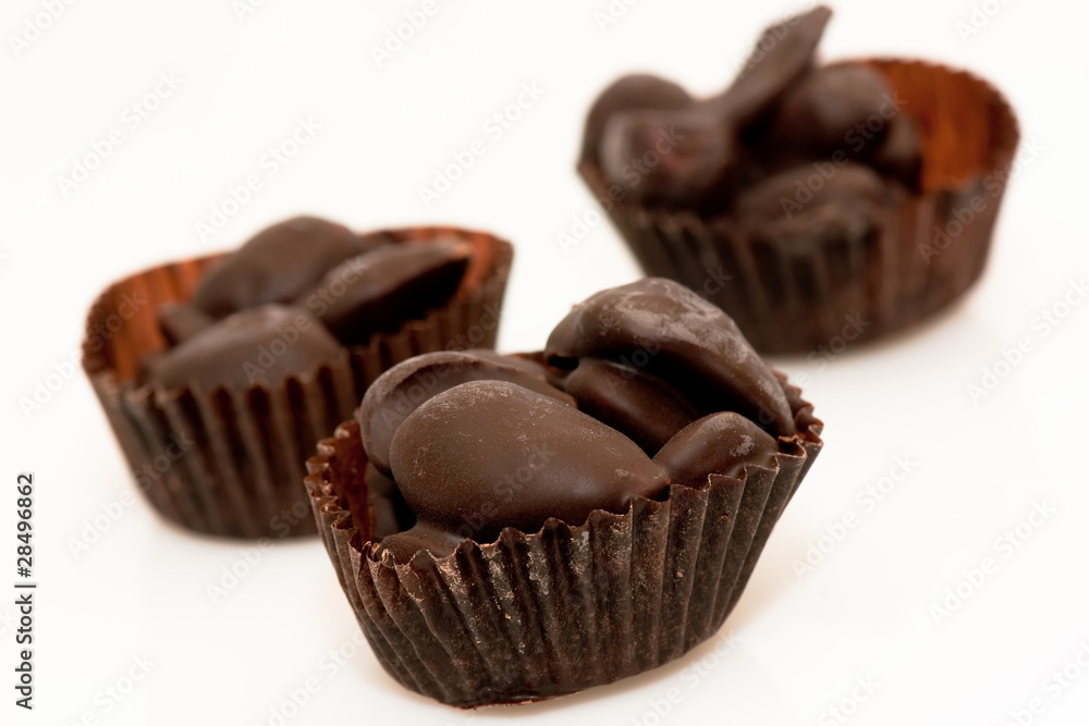 mandorle al cioccolato fondente- almonds and chocolate