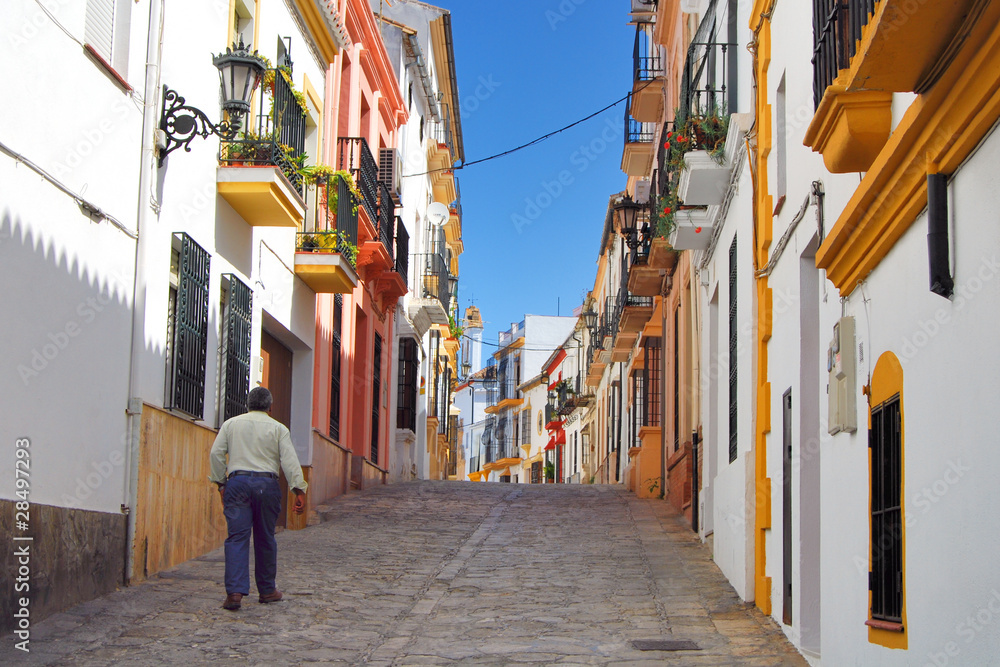 Obraz premium Spanish Village Streets - Ronda