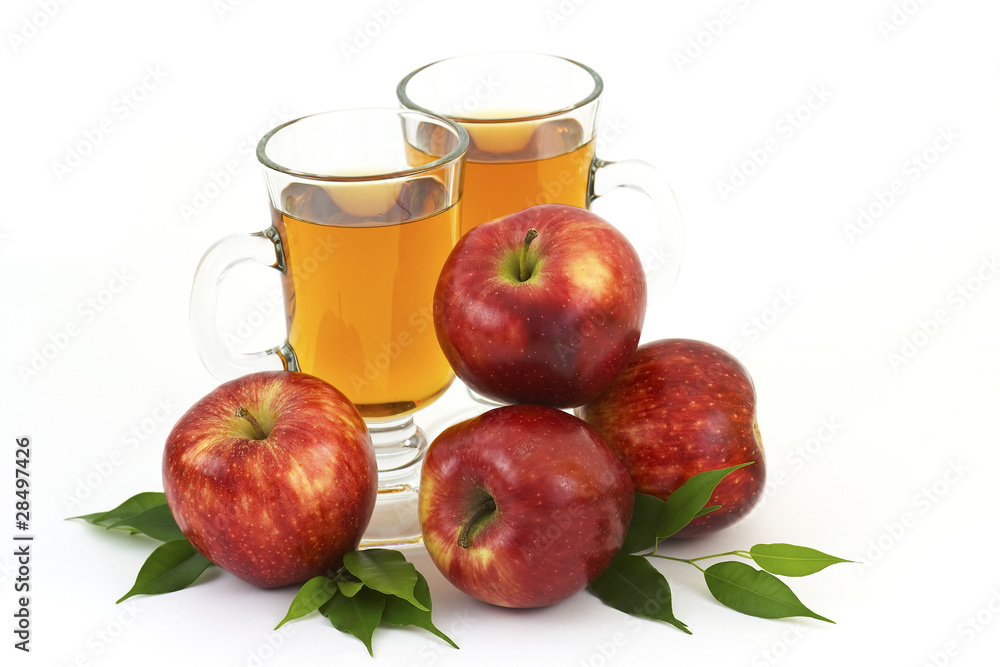 apple juice and some fresh fruits apple juice and some fresh fruits