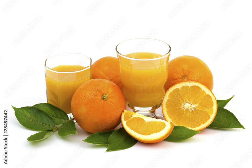 orange juice and some fresh fruits orange juice and some fresh fruits
