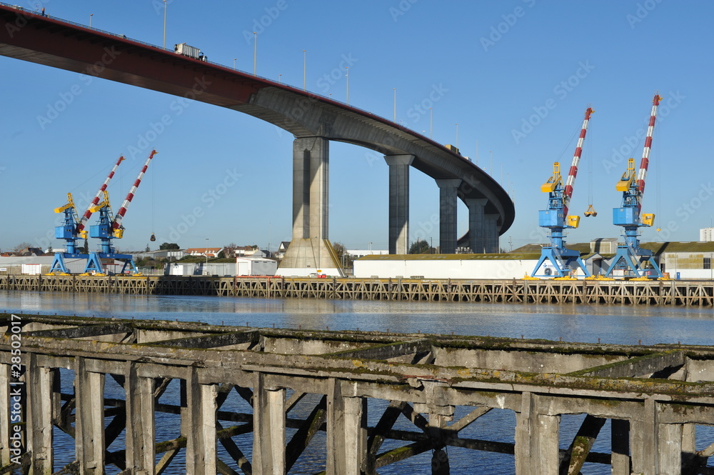 Obraz premium port de nantes