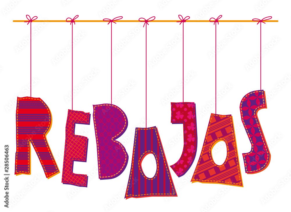 rebajas rojo lazos