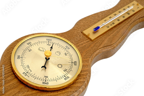 Bild auf Leinwand Barometer and thermometer