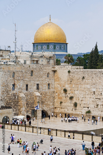 Western Wall and Dome of the Rock in Jerusalem