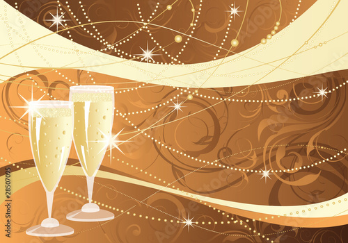 Holiday greeting card. vector illustration