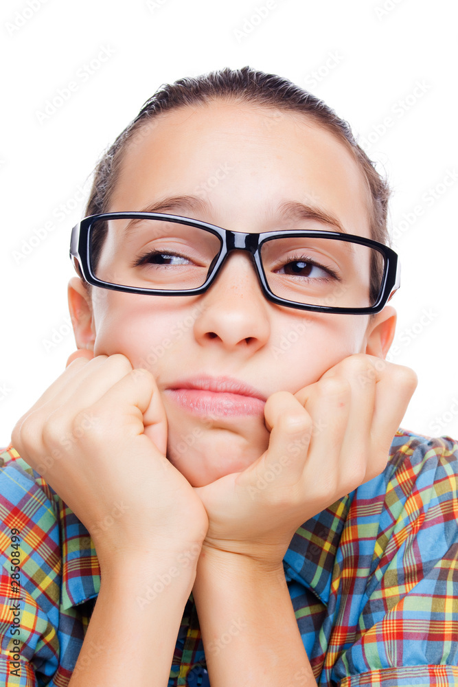 Young student daydreaming Young student daydreaming