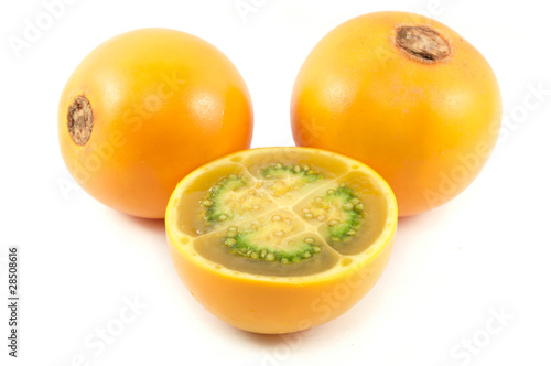 Lulo  fruit from Colombia photo