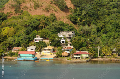 Tropical coastal scenery