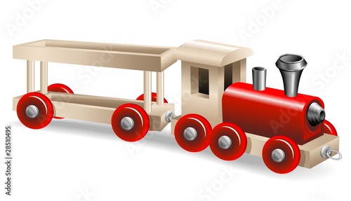 Treno Giocattolo-Trenino-Train Toy-Vector