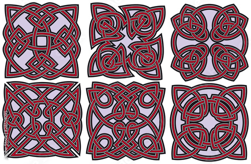 Set of celtic design elements