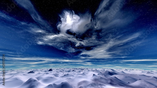 Winter mountains