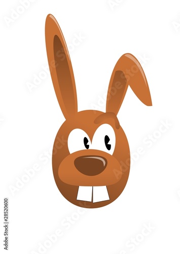Illustration of Easter bunny