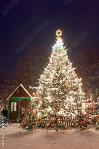 Wallpaper Mural Christmas Market in Litomerice, Czech Republic Torontodigital.ca