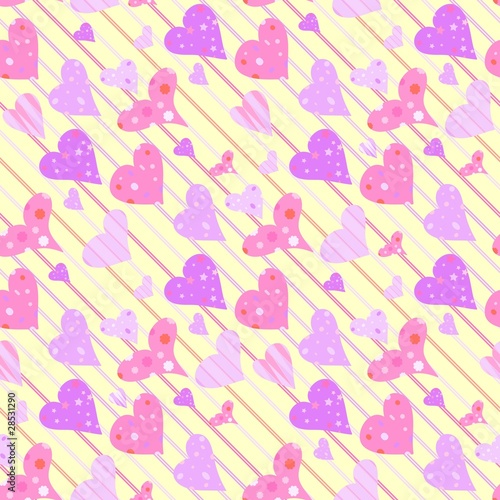 Seamless valentine pattern