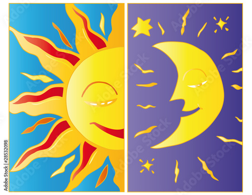 Moonlight and sunlight.