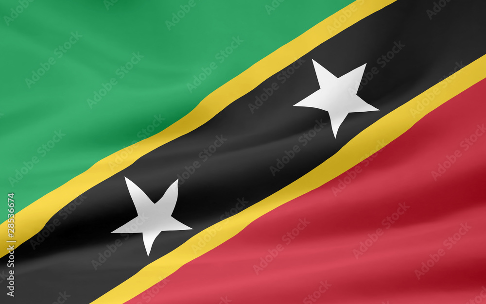 Flag of St. Knitts and Nevis Flag of St. Knitts and Nevis