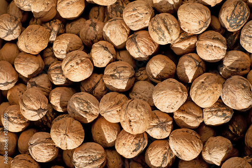 Background from walnuts