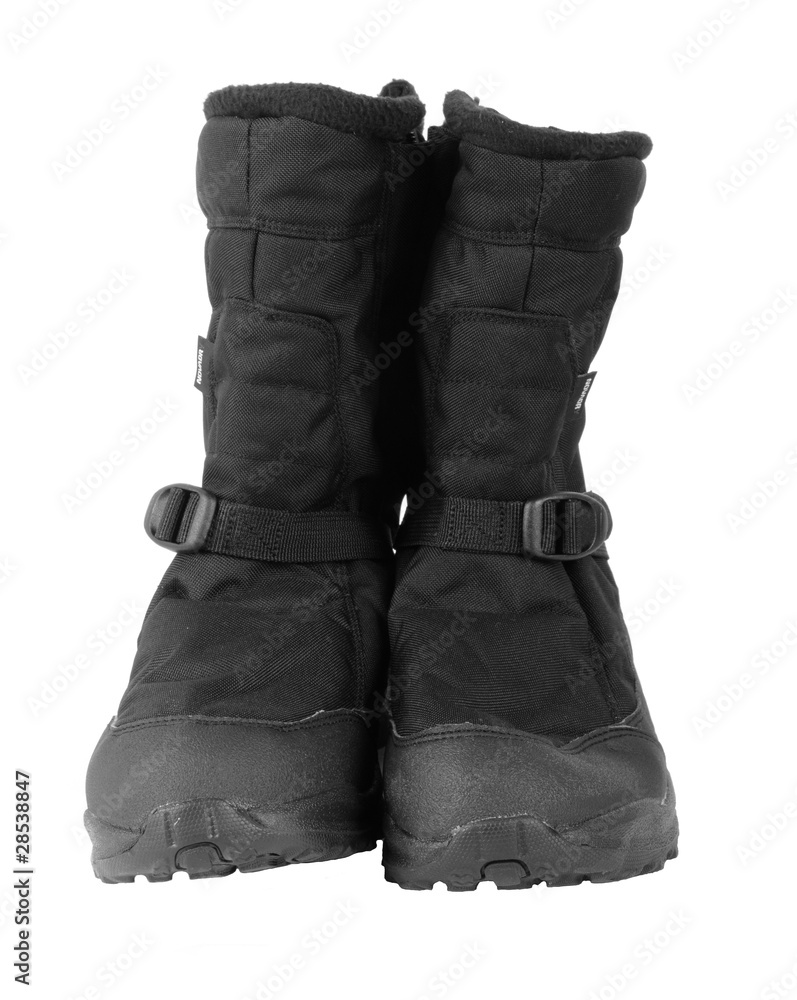 Pair of black winter's boots