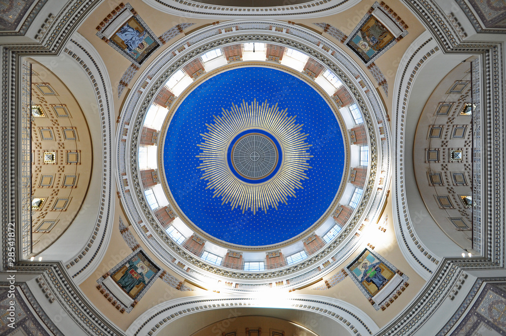 Fototapeta premium kuppel otto wagner kirche wien