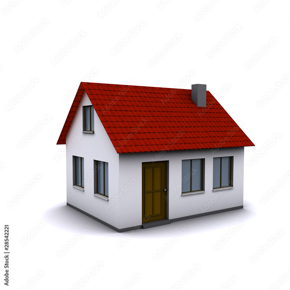 small three-dimensional house small three-dimensional house